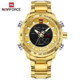 Luxury Brand Mens Sport Watch Gold Quartz - lemgentlemen