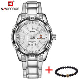NAVIFORCE Watches Men Luxury Brand Sport Full Steel Quartz - lemgentlemen