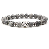 8mm Map Stone Bracelet Bracelets - lemgentlemen