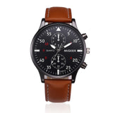 Design Leather Band Watches Men - lemgentlemen
